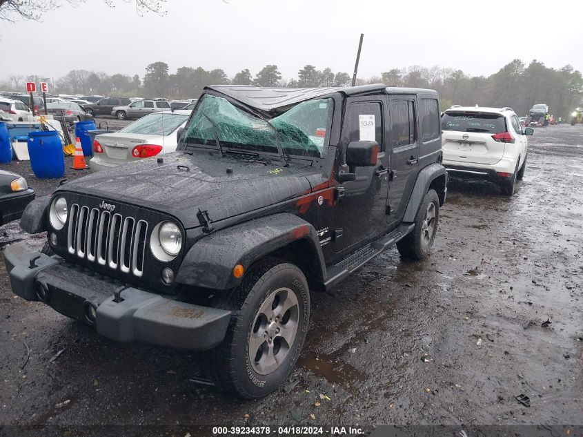 2016 Jeep Wrangler Unlimited Sahara VIN: 1C4BJWEG9GL152348 Lot: 39234378