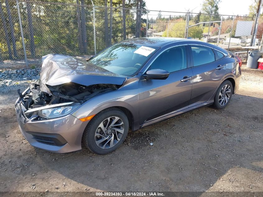 2018 Honda Civic Ex VIN: 2HGFC2F74JH526017 Lot: 39234393