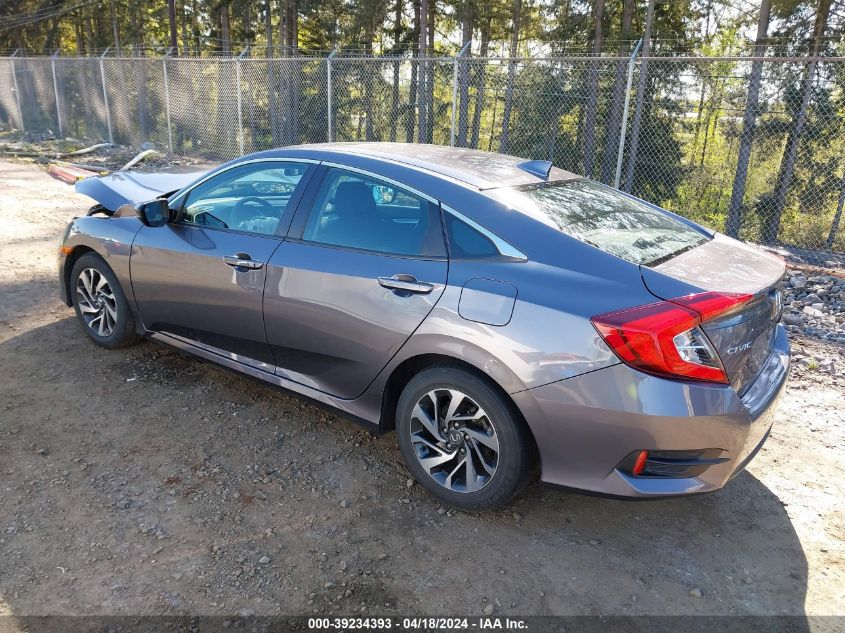 2018 Honda Civic Ex VIN: 2HGFC2F74JH526017 Lot: 39234393