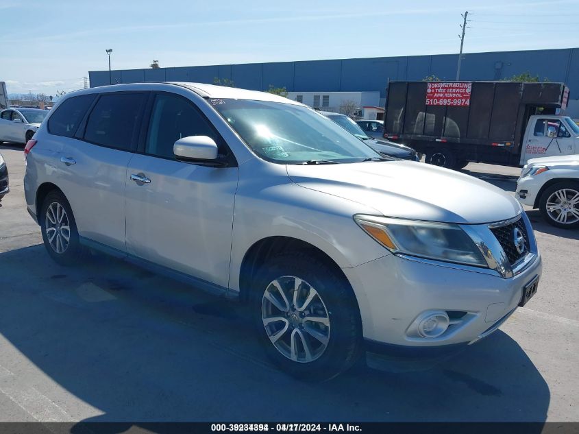 2014 Nissan Pathfinder S VIN: 5N1AR2MNXEC633330 Lot: 39234394