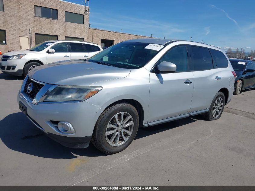 2014 Nissan Pathfinder S VIN: 5N1AR2MNXEC633330 Lot: 39234394