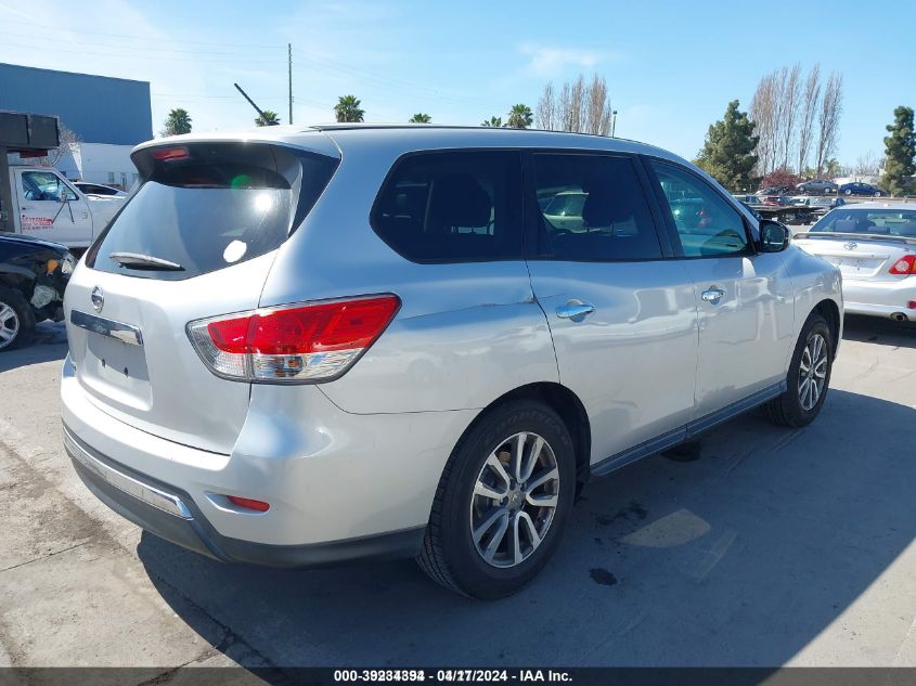 2014 Nissan Pathfinder S VIN: 5N1AR2MNXEC633330 Lot: 39234394