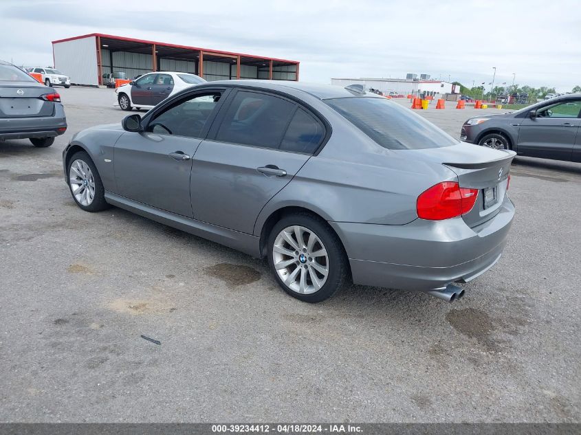 2011 BMW 328I xDrive VIN: WBAPK7C51BA970541 Lot: 11977458