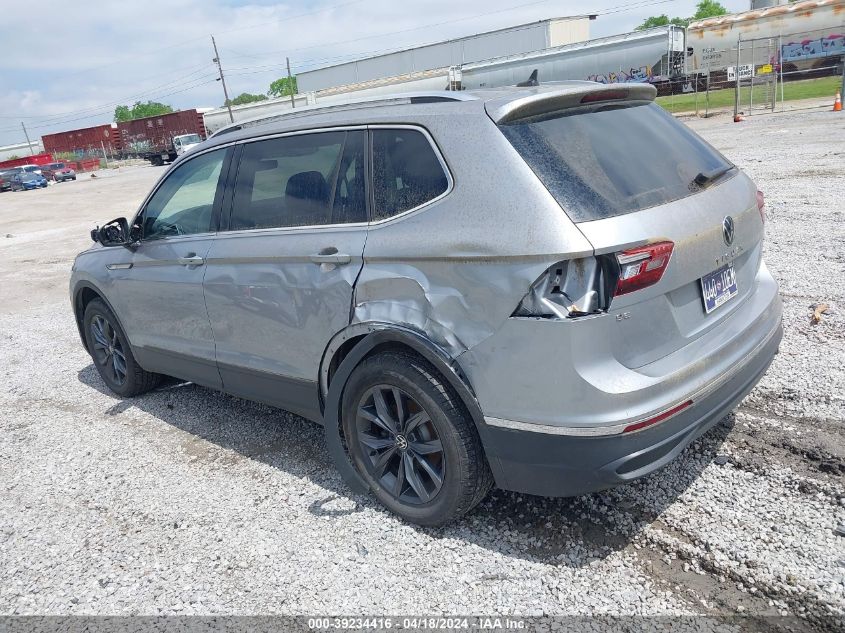 2022 Volkswagen Tiguan 2.0T Se VIN: 3VV2B7AX7NM127261 Lot: 39234416