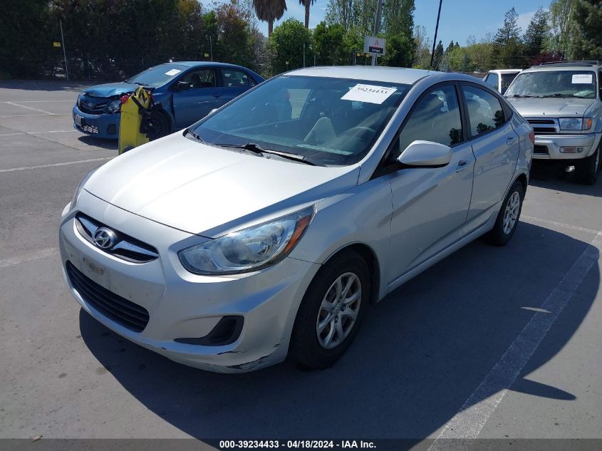 2014 Hyundai Accent Gls VIN: KMHCT4AE2EU710258 Lot: 11988459