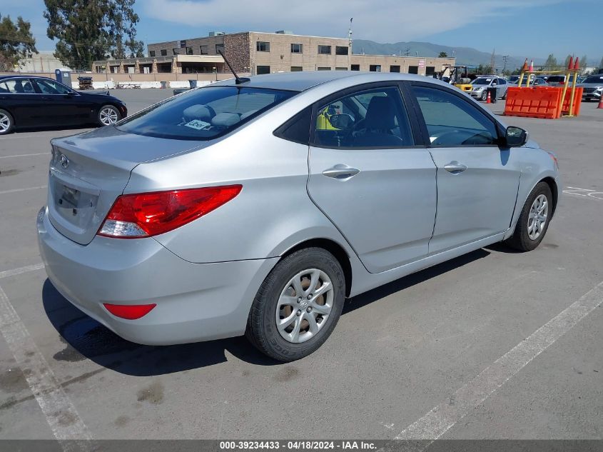2014 Hyundai Accent Gls VIN: KMHCT4AE2EU710258 Lot: 11988459