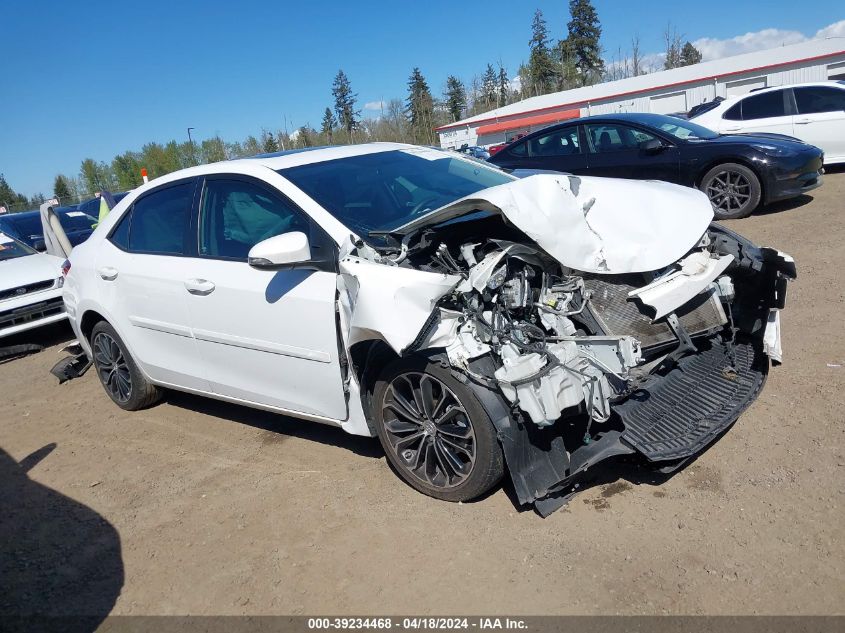 2016 Toyota Corolla S Plus VIN: 2T1BURHE4GC724999 Lot: 39234468