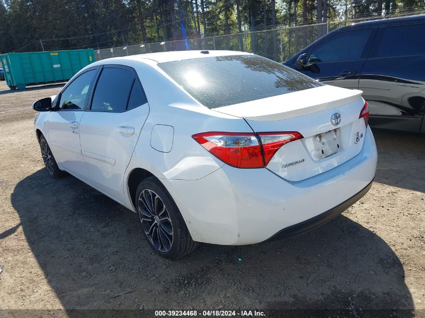 2016 Toyota Corolla S Plus VIN: 2T1BURHE4GC724999 Lot: 39234468