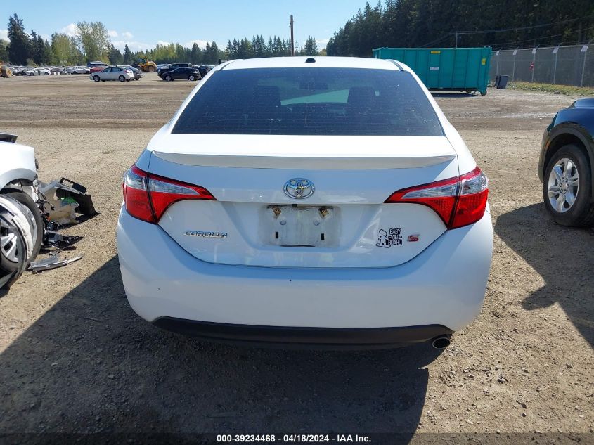 2016 Toyota Corolla S Plus VIN: 2T1BURHE4GC724999 Lot: 39234468