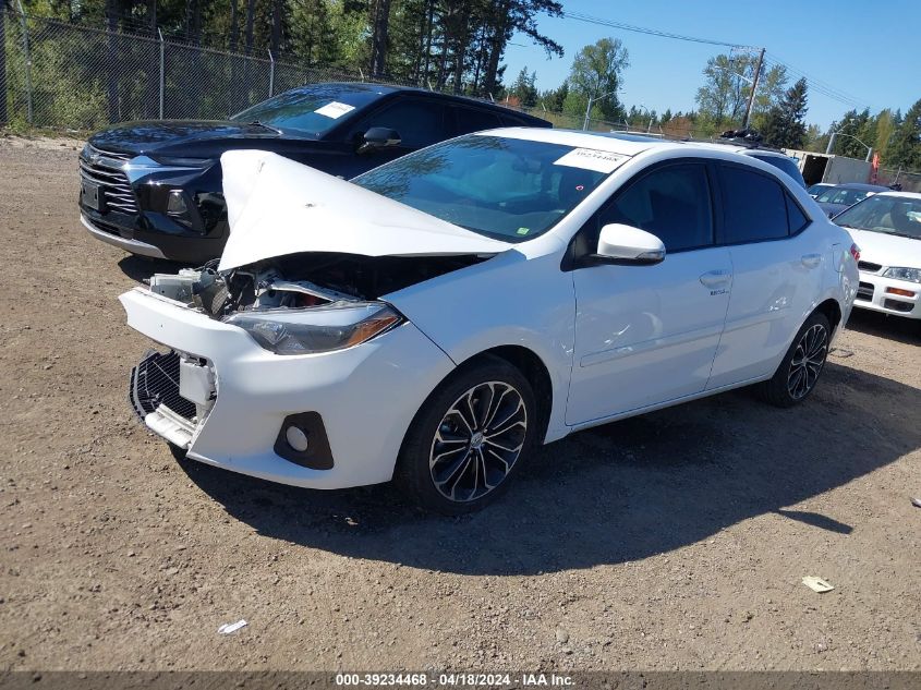 2016 Toyota Corolla S Plus VIN: 2T1BURHE4GC724999 Lot: 39234468