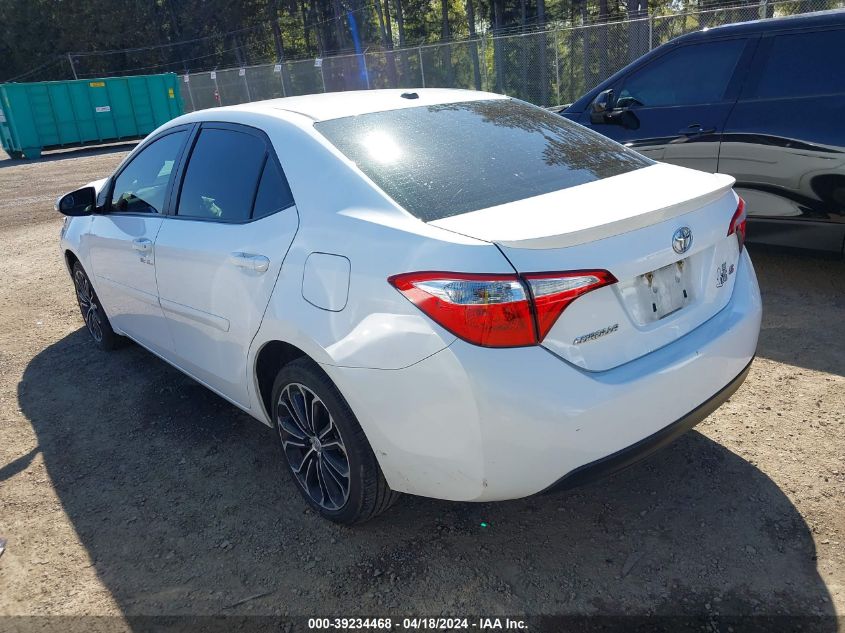 2016 Toyota Corolla S Plus VIN: 2T1BURHE4GC724999 Lot: 39234468