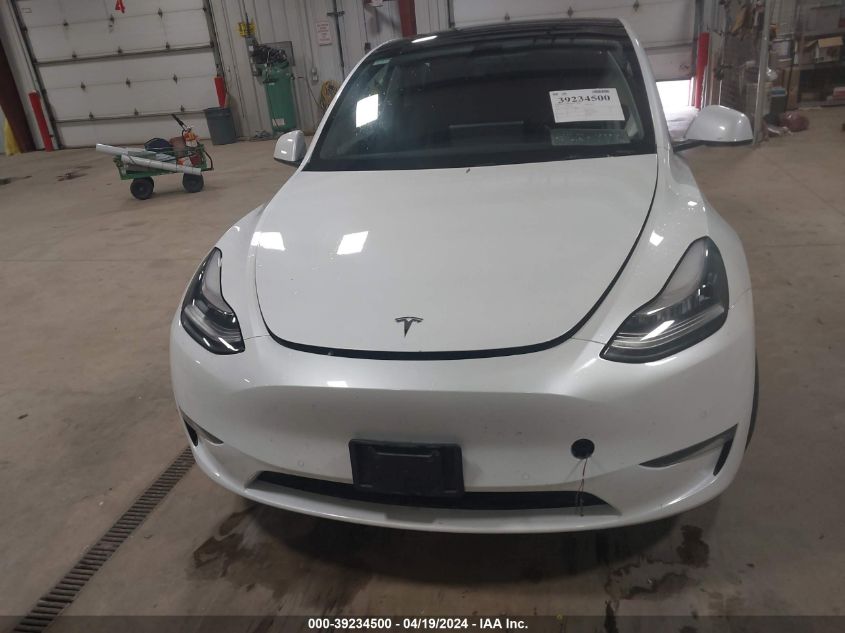 2020 Tesla Model Y Long Range Dual Motor All-Wheel Drive VIN: 5YJYGDEE5LF015397 Lot: 39234500