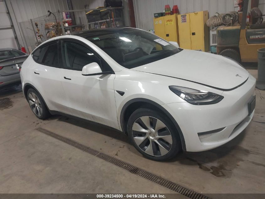 2020 Tesla Model Y Long Range Dual Motor All-Wheel Drive VIN: 5YJYGDEE5LF015397 Lot: 39234500