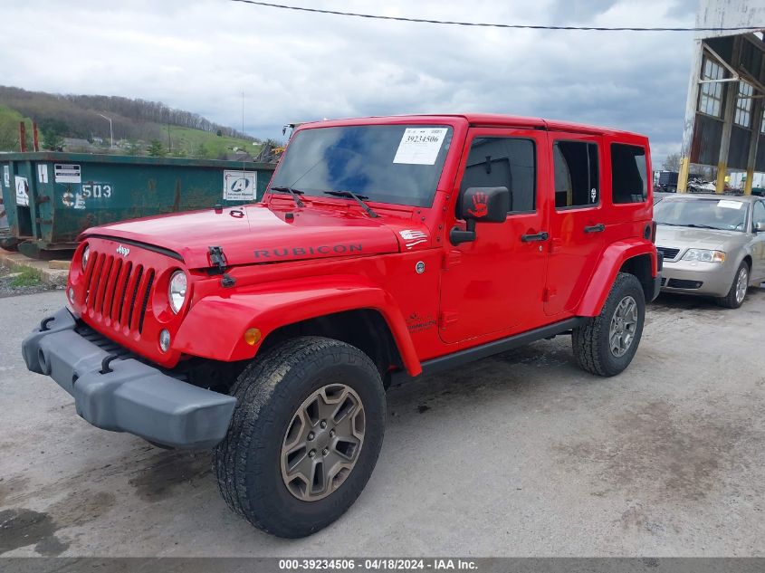 2015 Jeep Wrangler Unlimited Rubicon VIN: 1C4HJWFG2FL728787 Lot: 39234506
