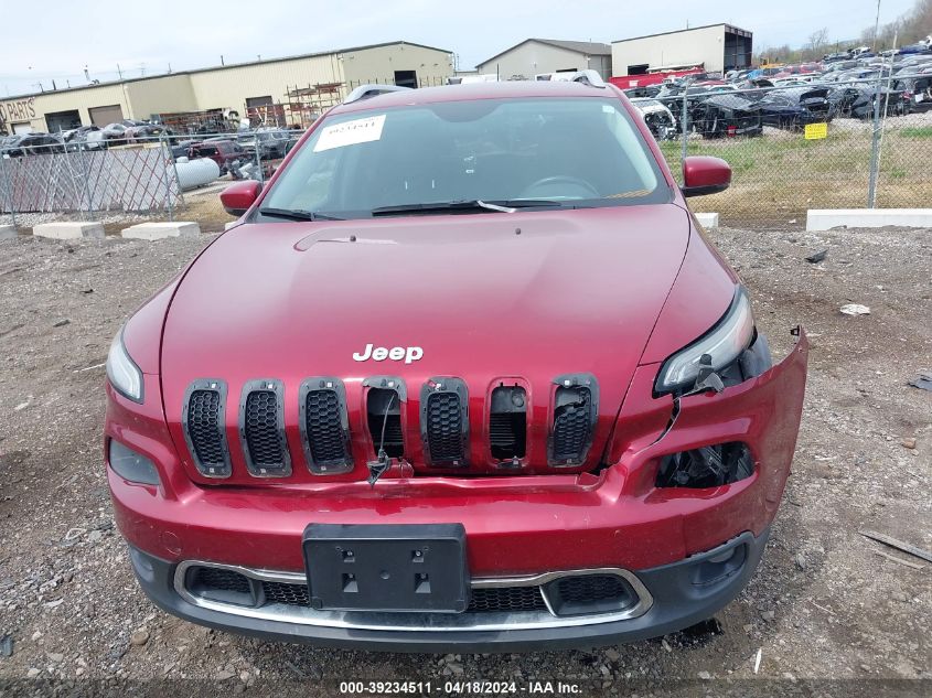 2014 Jeep Cherokee Limited VIN: 1C4PJMDB2EW257079 Lot: 39234511