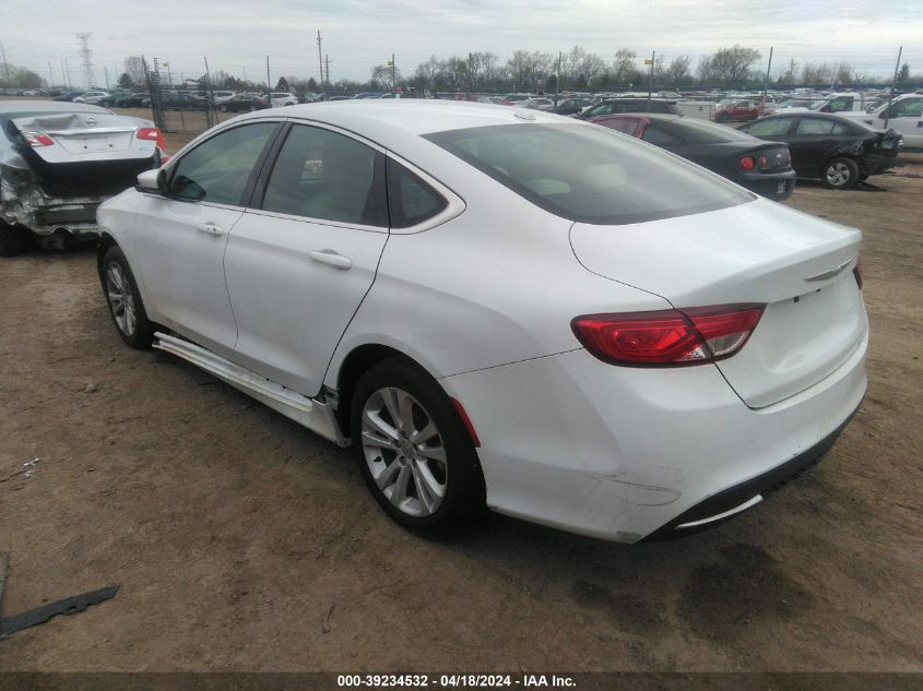 2015 Chrysler 200 Limited VIN: 1C3CCCAB6FN602536 Lot: 39234532