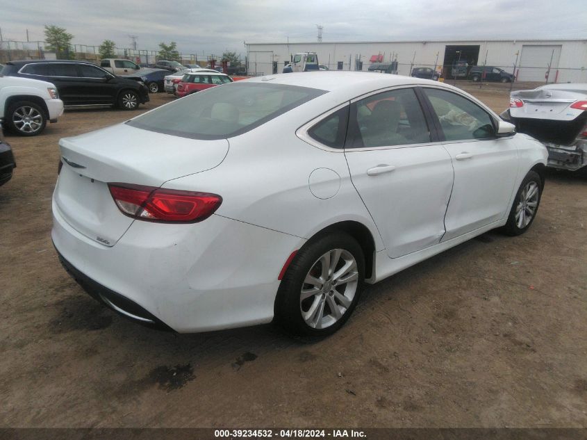 2015 Chrysler 200 Limited VIN: 1C3CCCAB6FN602536 Lot: 39234532