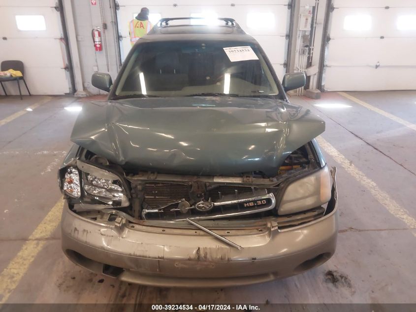 2002 Subaru Outback H6-3.0 L.l. Bean Edition VIN: 4S3BH806027604775 Lot: 11966697