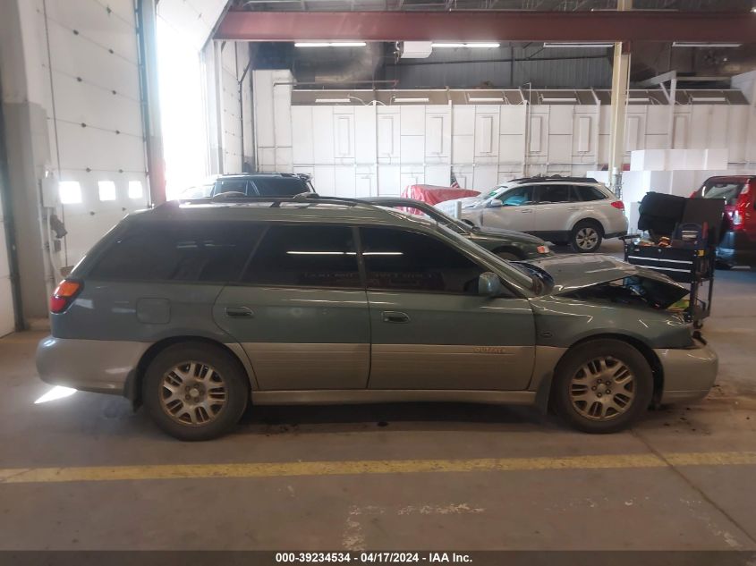 2002 Subaru Outback H6-3.0 L.l. Bean Edition VIN: 4S3BH806027604775 Lot: 11966697