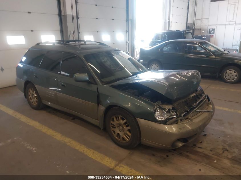 2002 Subaru Outback H6-3.0 L.l. Bean Edition VIN: 4S3BH806027604775 Lot: 11966697