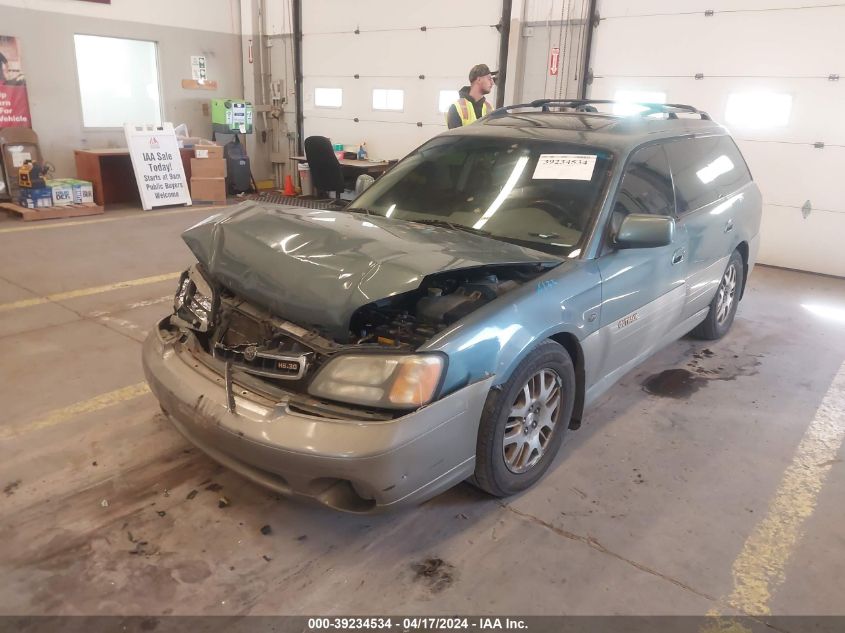 2002 Subaru Outback H6-3.0 L.l. Bean Edition VIN: 4S3BH806027604775 Lot: 11966697