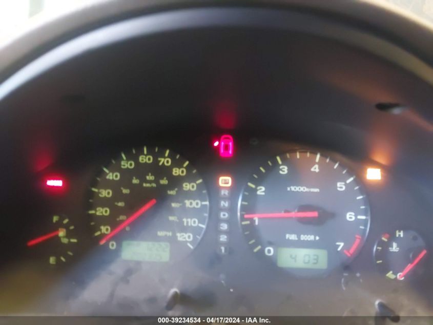 2002 Subaru Outback H6-3.0 L.l. Bean Edition VIN: 4S3BH806027604775 Lot: 11966697