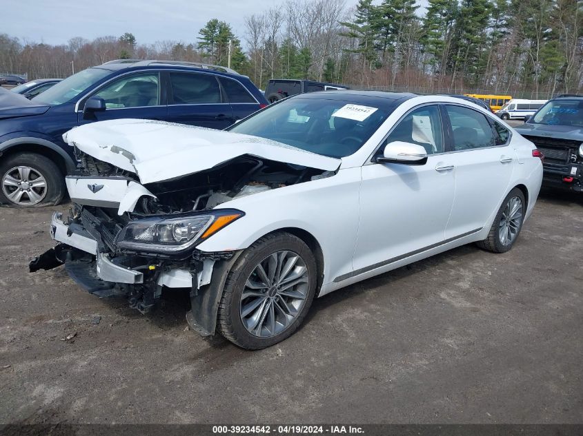 2015 Hyundai Genesis 3.8 VIN: KMHGN4JE3FU086998 Lot: 39234542