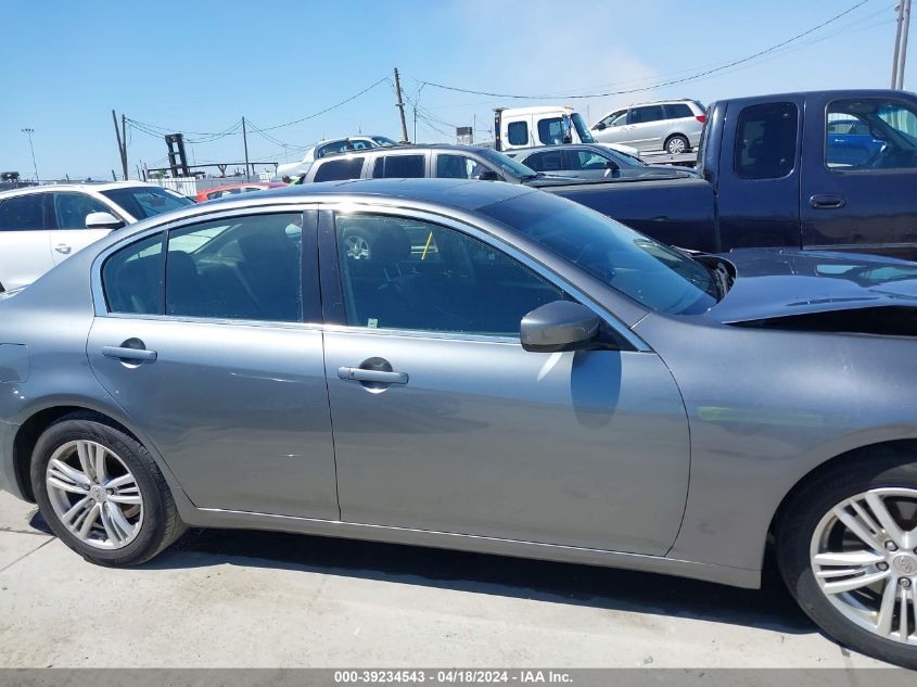 2013 Infiniti G37 Journey VIN: JN1CV6AP9DM305687 Lot: 39234543