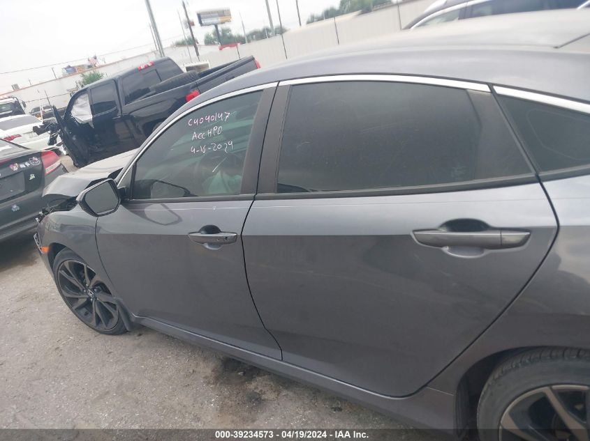 2020 Honda Civic Sport VIN: 2HGFC2F87LH592430 Lot: 39234573