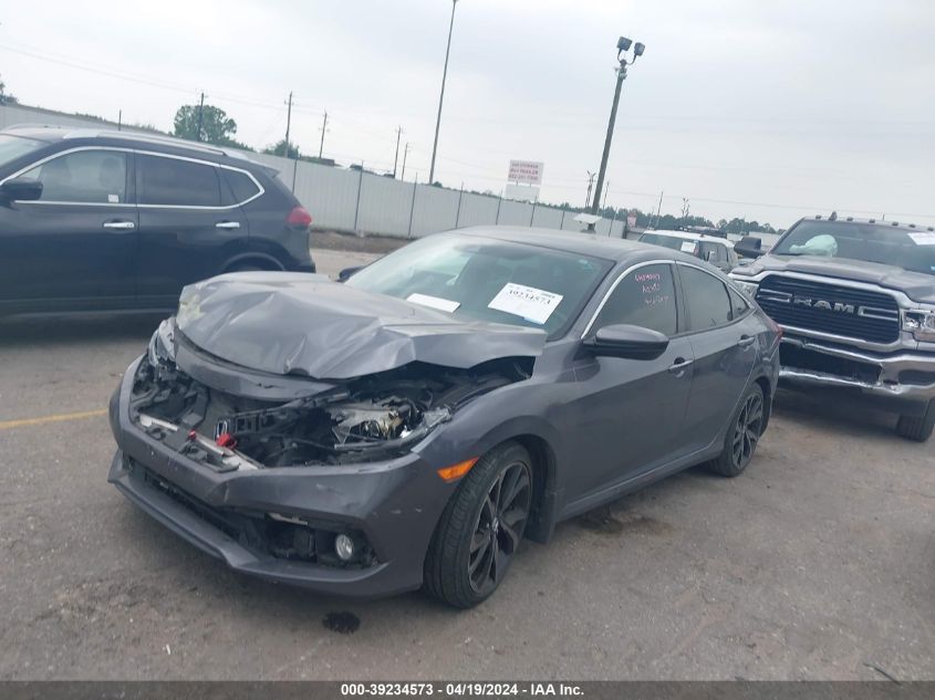2020 Honda Civic Sport VIN: 2HGFC2F87LH592430 Lot: 39234573