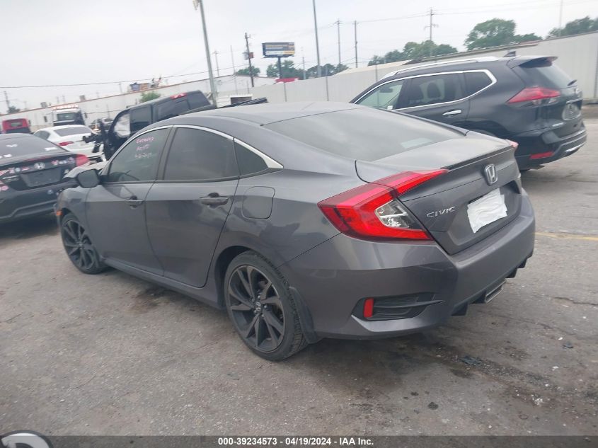 2020 Honda Civic Sport VIN: 2HGFC2F87LH592430 Lot: 39234573