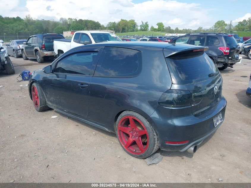 2011 Volkswagen Gti 2-Door VIN: WVWEV7AJ3BW024168 Lot: 39234575