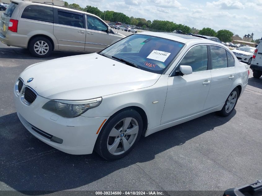 2008 BMW 528Xi VIN: WBANV13548CZ56173 Lot: 39234580