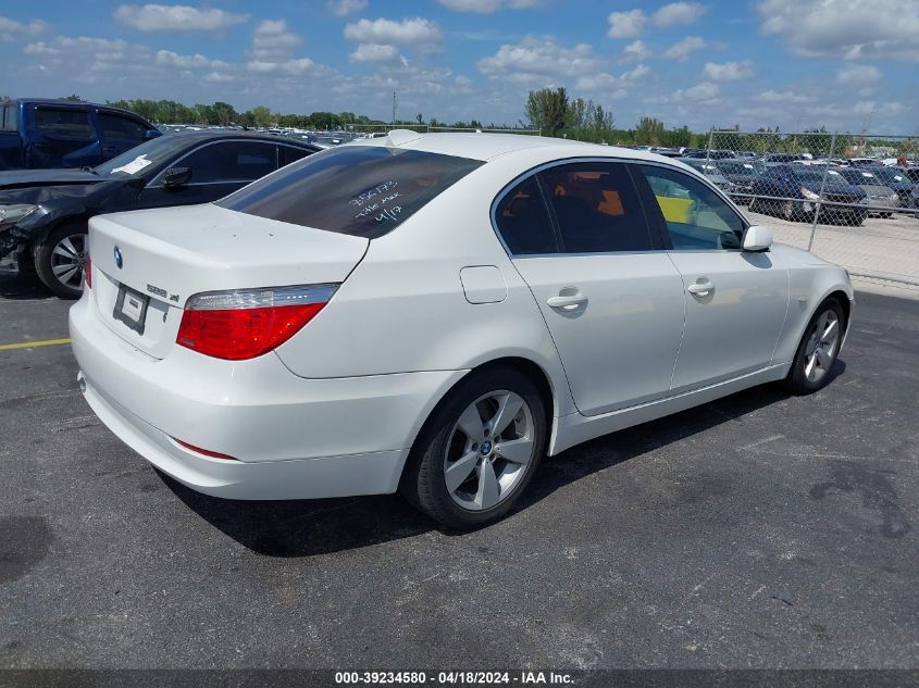 2008 BMW 528Xi VIN: WBANV13548CZ56173 Lot: 39234580