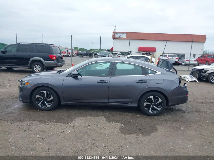 2022 Honda Insight Ex VIN: 19XZE4F52NE012393 Lot: 39234585