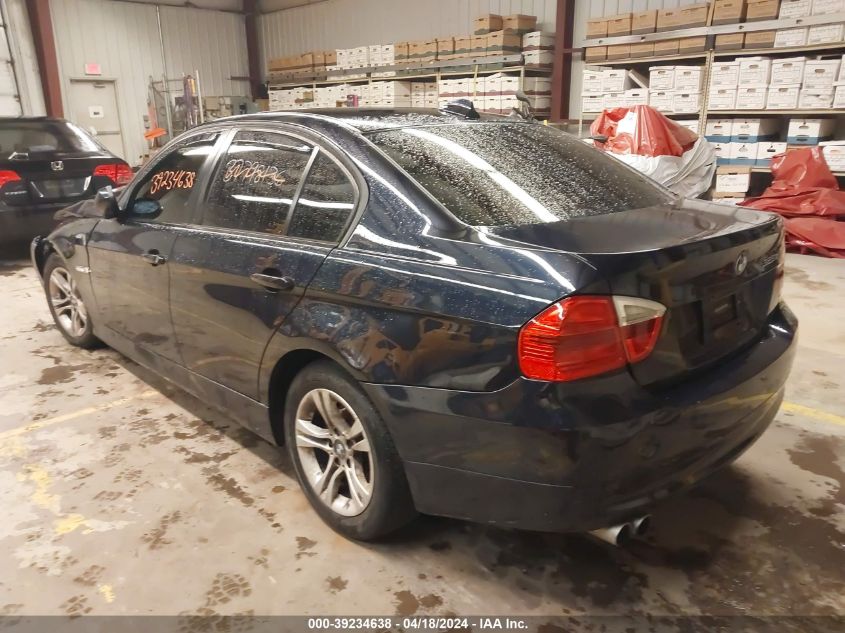 2008 BMW 328Xi VIN: WBAVC93508K045008 Lot: 39234638