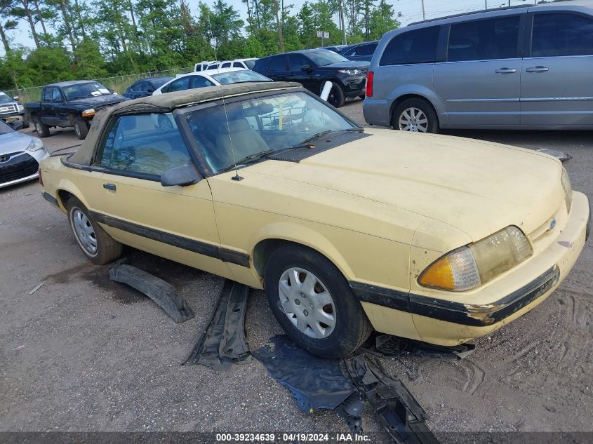 1987 Ford Mustang Lx VIN: 1FABP44A2HF181955 Lot: 39234639