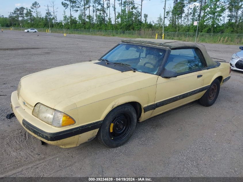 1987 Ford Mustang Lx VIN: 1FABP44A2HF181955 Lot: 39234639