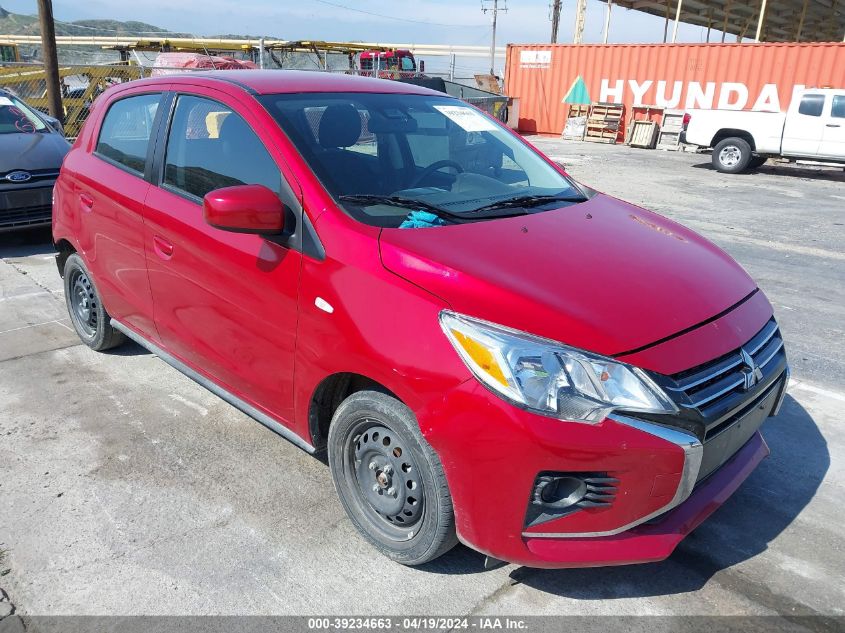 2022 Mitsubishi Mirage Es VIN: ML32AUHJ9NH008992 Lot: 39234663