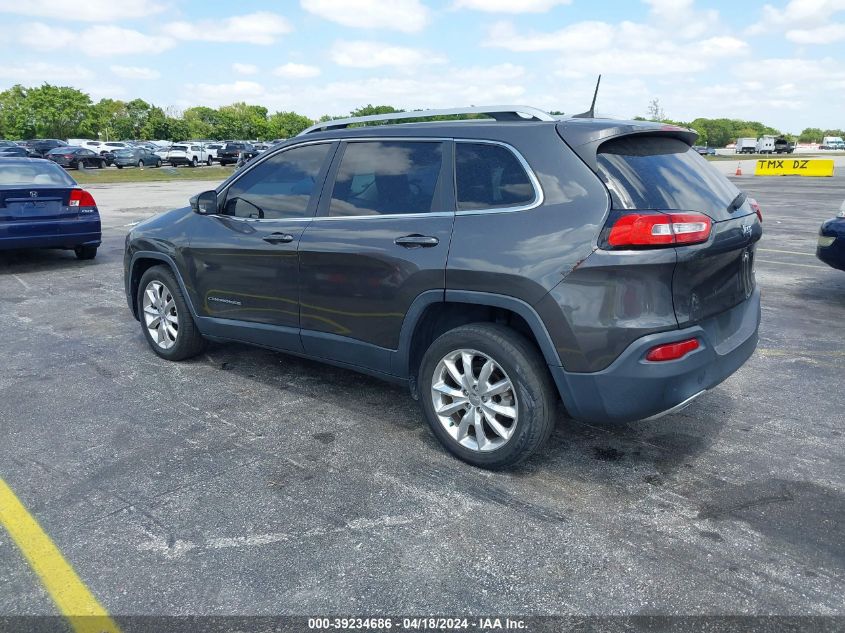 2017 Jeep Cherokee Limited Fwd VIN: 1C4PJLDB1HW522007 Lot: 39234686