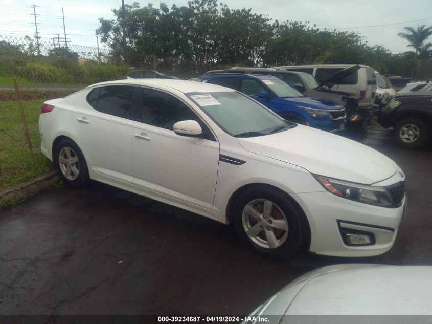2014 Kia Optima Lx VIN: KNAGM4A75E5459828 Lot: 39234687
