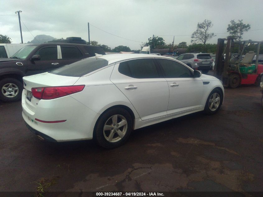 2014 Kia Optima Lx VIN: KNAGM4A75E5459828 Lot: 39234687