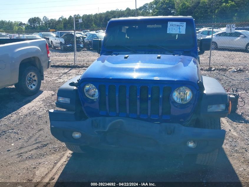 2020 Jeep Wrangler Sport S 4X4 VIN: 1C4GJXAN8LW180280 Lot: 47415384