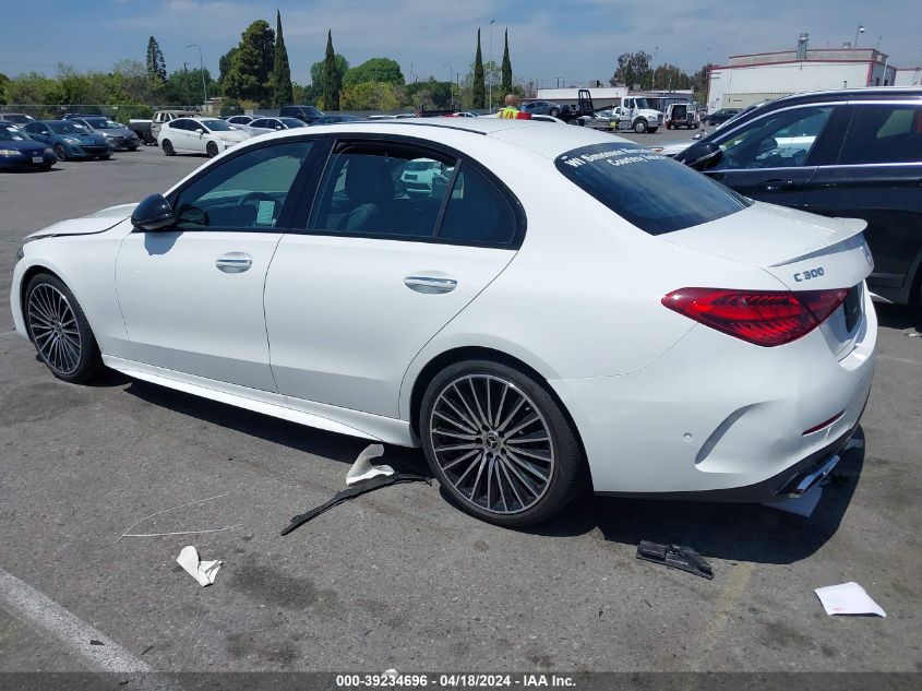 2024 Mercedes-Benz C 300 VIN: W1KAF4HB9RR155757 Lot: 11978510
