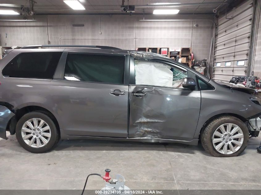 2013 Toyota Sienna Xle 7 Passenger VIN: 5TDDK3DC5DS066211 Lot: 39234705