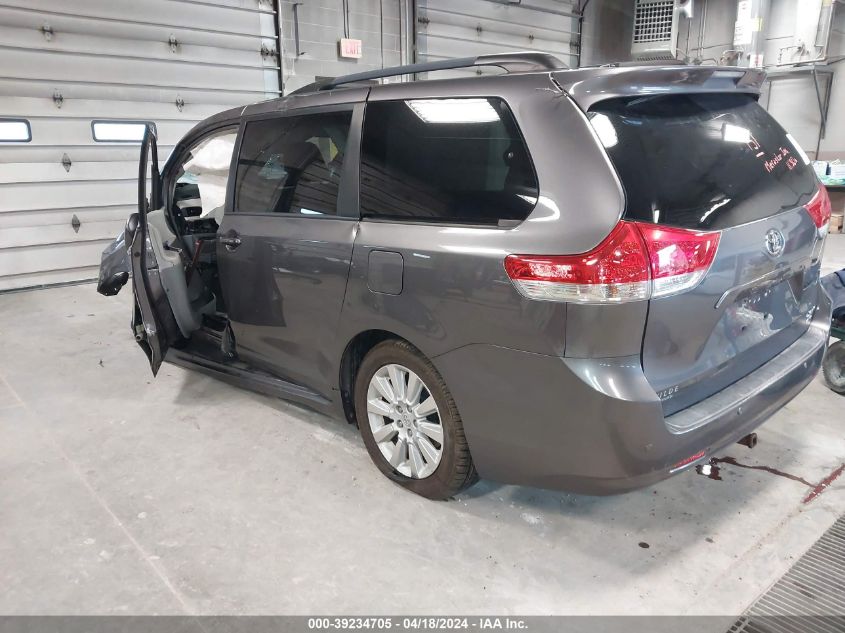 2013 Toyota Sienna Xle 7 Passenger VIN: 5TDDK3DC5DS066211 Lot: 39234705