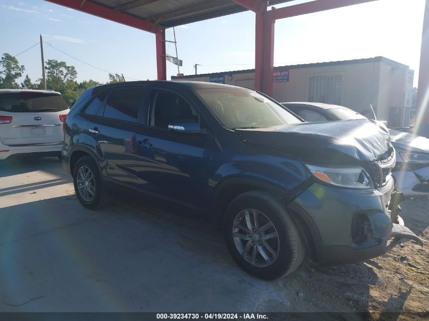 2014 Kia Sorento Lx VIN: 5XYKT3A61EG447443 Lot: 39234730