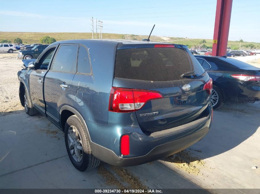 2014 Kia Sorento Lx VIN: 5XYKT3A61EG447443 Lot: 39234730