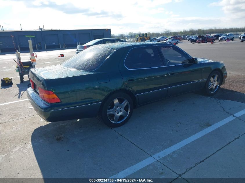 1999 Lexus Ls 400 400 VIN: JT8BH28F0X0158286 Lot: 39234736