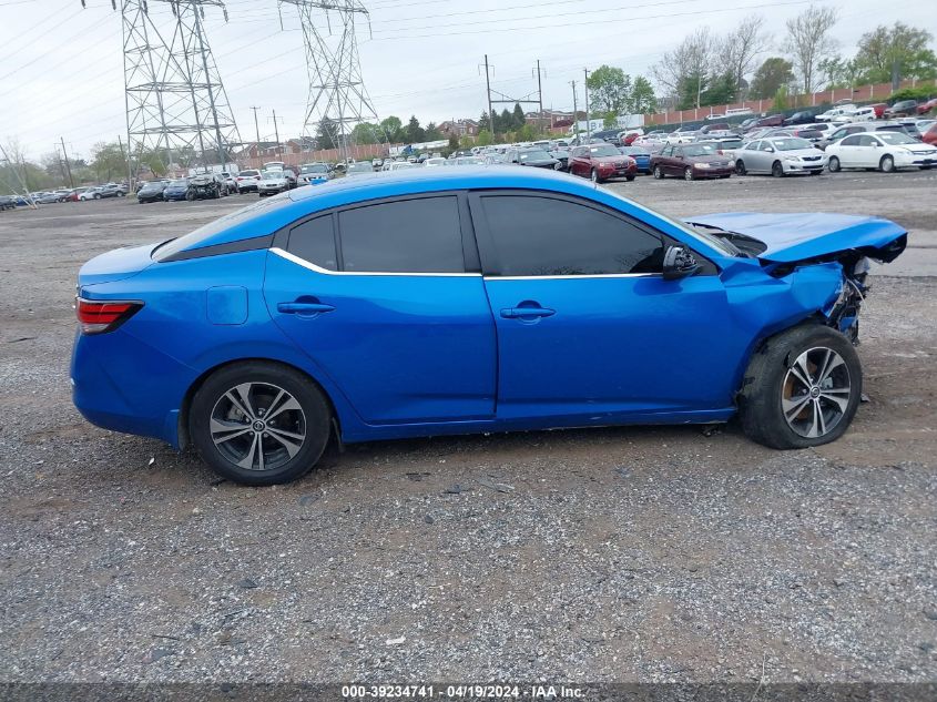 2022 Nissan Sentra Sv Xtronic Cvt VIN: 3N1AB8CV3NY297673 Lot: 39234741